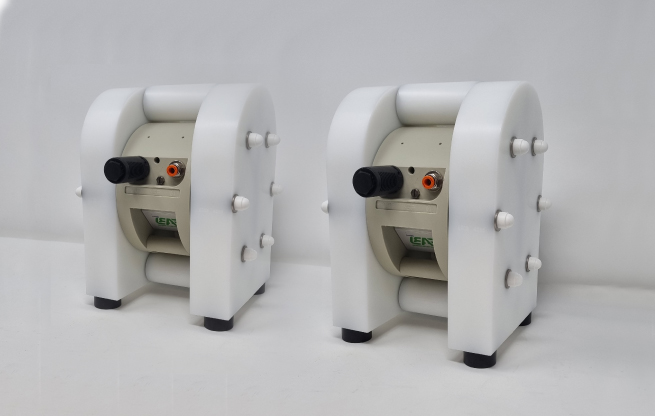 low energy air pumps on a white background