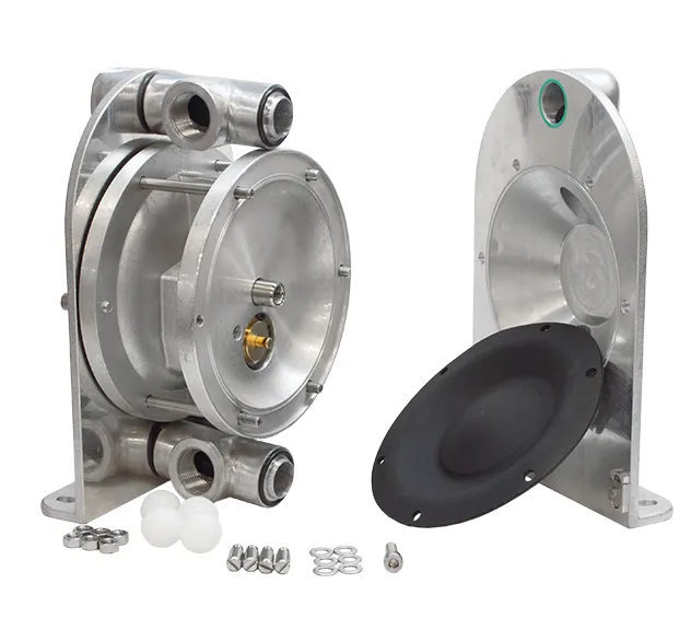 Metal AODD Exploded view internal parts