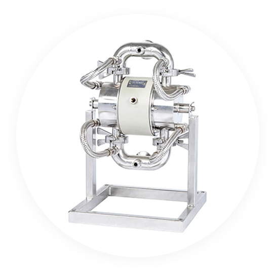 sanitary diaphragm pump heating jacket