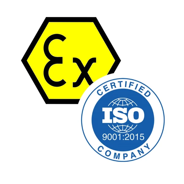 This is a photo of some certifications logos