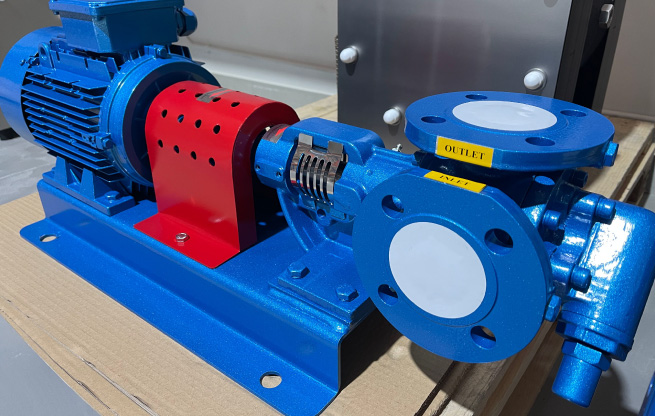 an internal eccentric gear pump