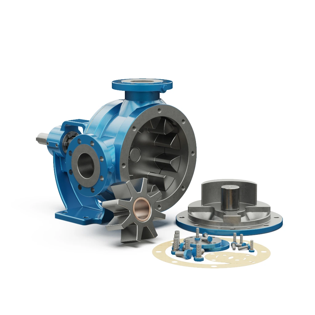 internal of an internal eccentric gear pump