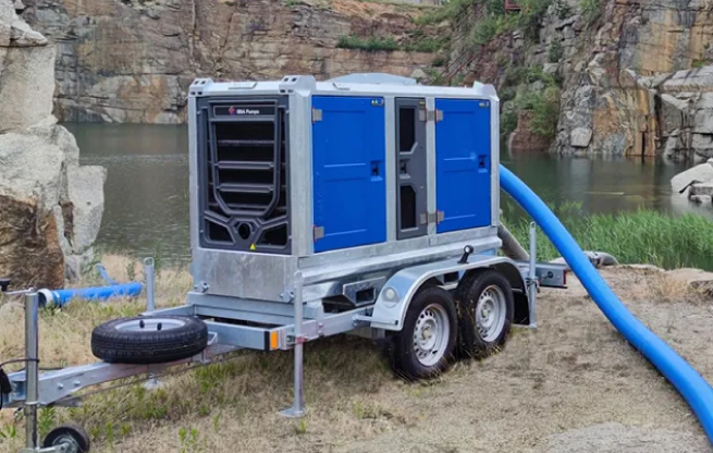 BA150E D285 pump in use
