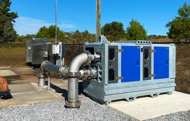 BA180E-D328 pump on site