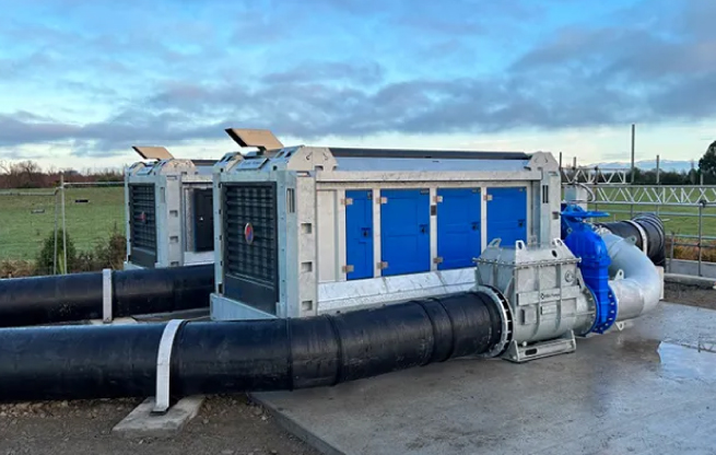 BA500G-D675 pumping on site