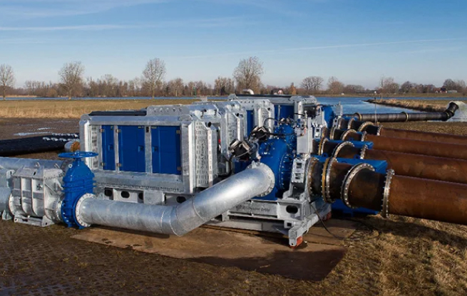BA600G-D743 pumping on site