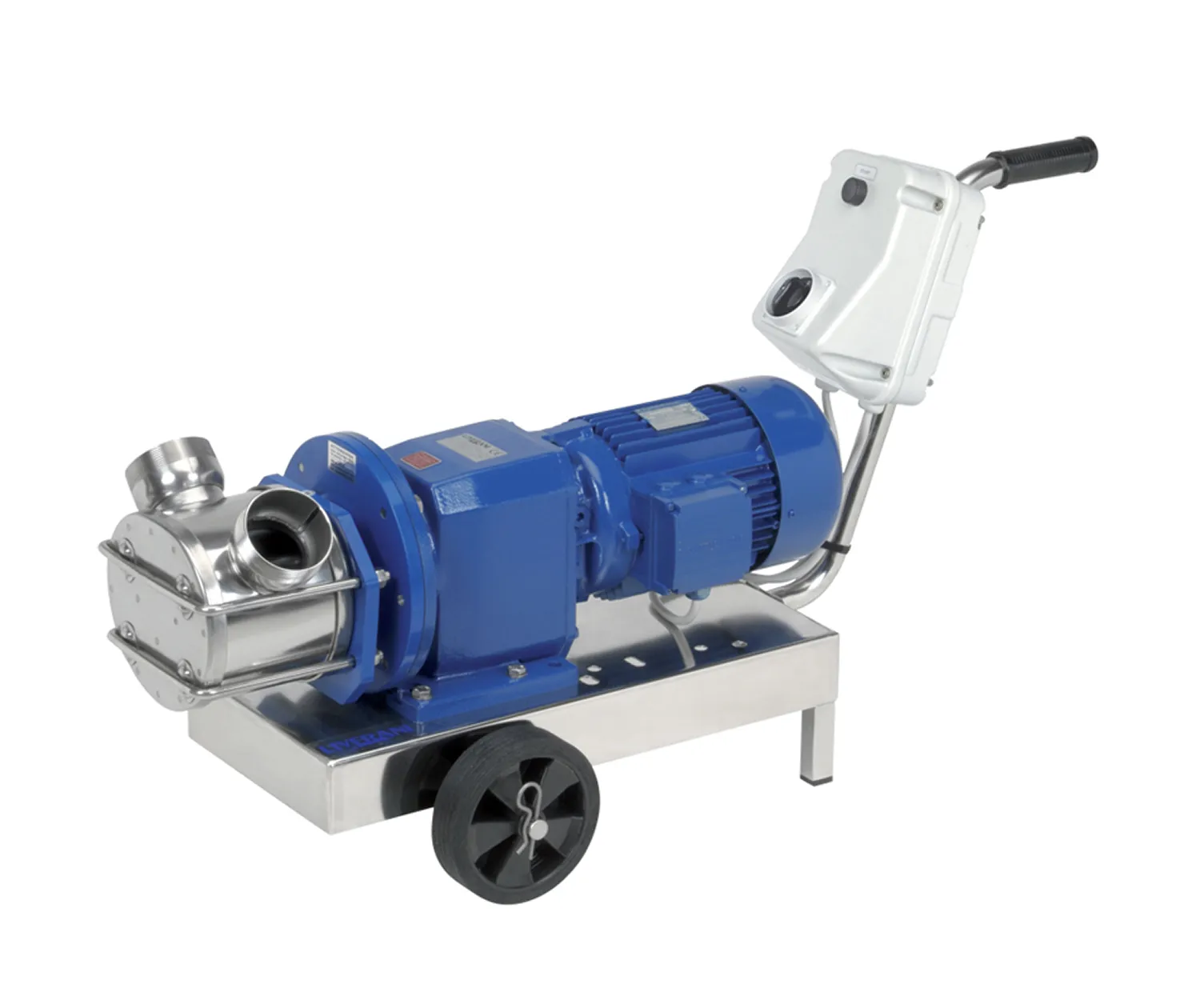 Flexible Impeller Pump on trolley
