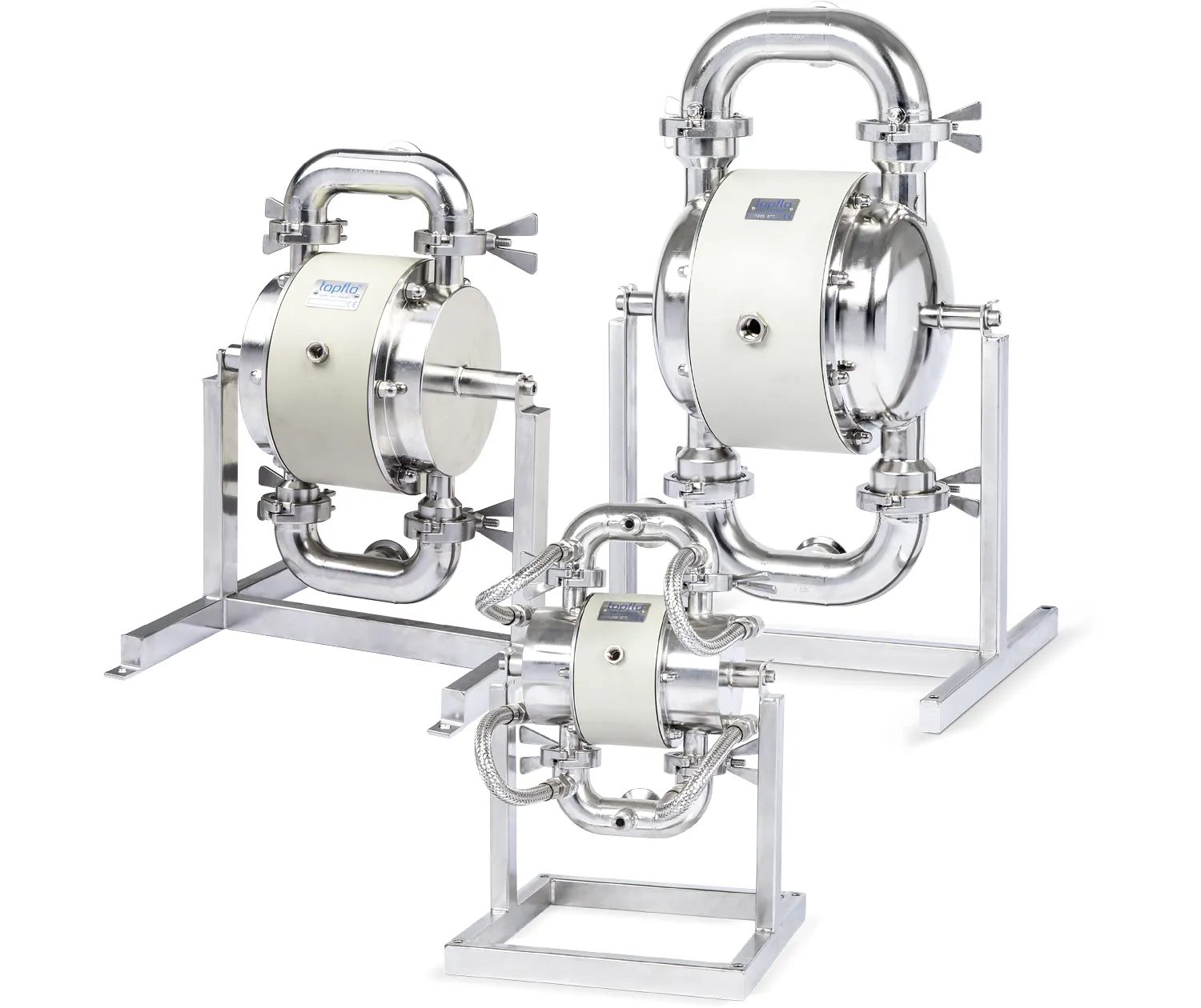 3 Diaphragm pumps in a row