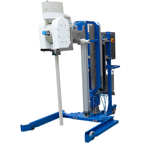 Drum Unloading System with a Diaphragm Pump with built-on pulsation dampener