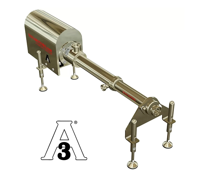 Hygienic Single Screw Dosing Pump on a white background
