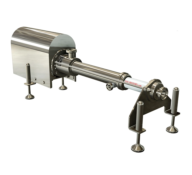 Hygienic Single Screw Dosing Pump on a white background