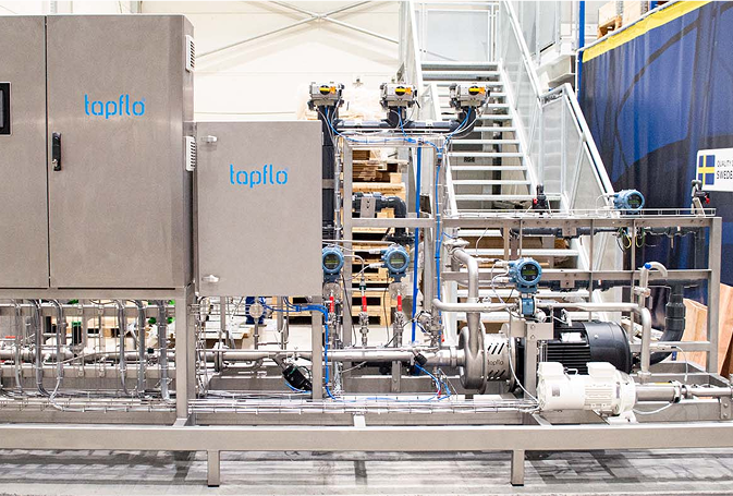 Bleach blending system in a factory