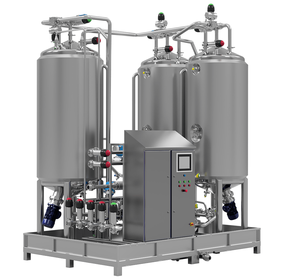 Front view of MultiTank CIP System