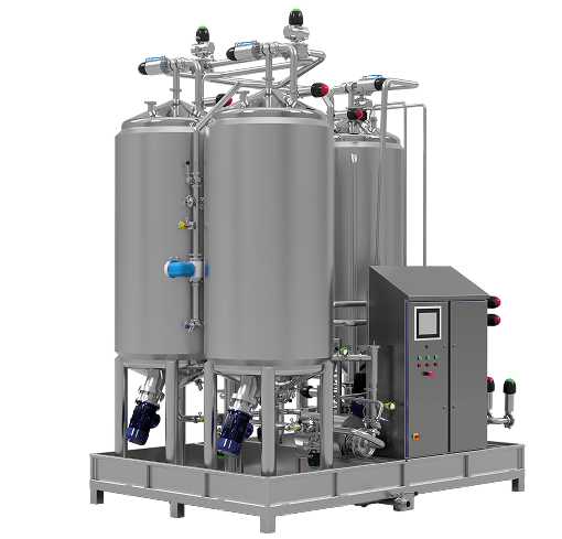 Side view of the MultiTank CIP System