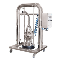 a Tapflo HVS Drum Unloading System