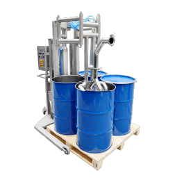 a Tapflo HVS quattro drum unloading system