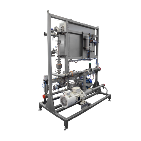 the back view of a tapflo SLES mixing and dilution unit