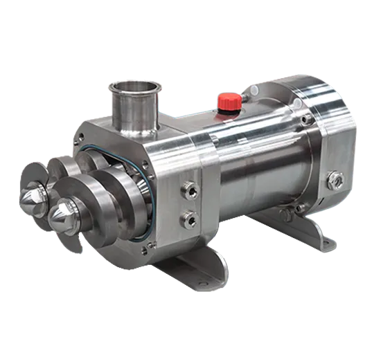 Sanitary twin screw pomac pump