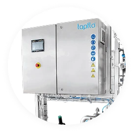 the control panel of a tapflo SLES unit