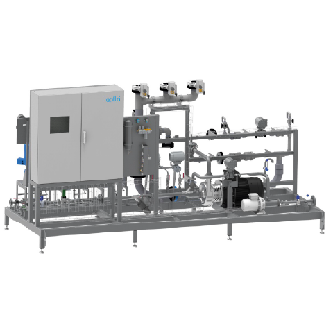 a Tapflo liquid blending system