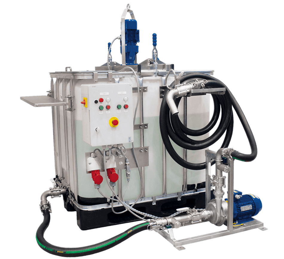 Tapflo mixing and pumping station