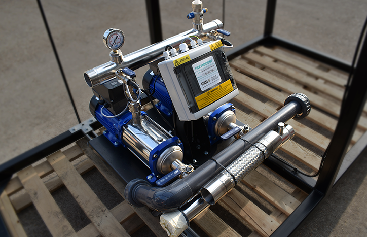 an image of a compact booster set on top of a palette