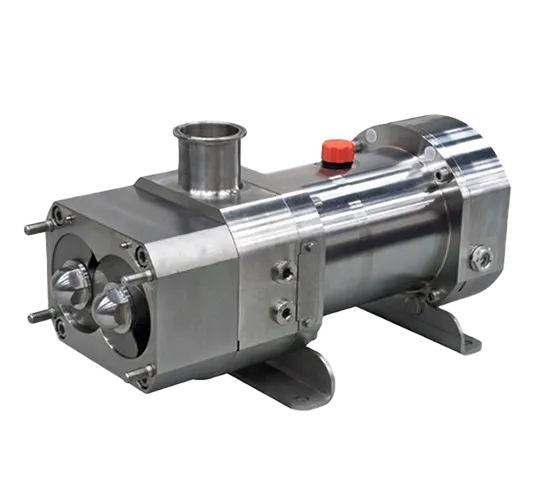 a Pomac twin screw pump
