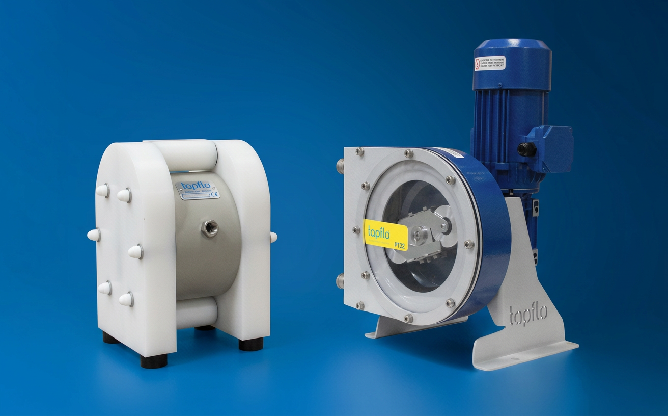 diaphragm vs peristaltic pump