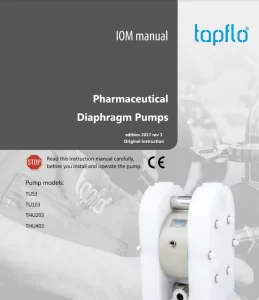 Pharmaceutical Diaphragm Pump Manual 