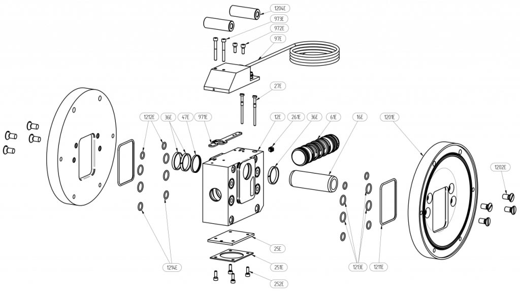 LEAP TC100/120/125 Spare Parts Diagram