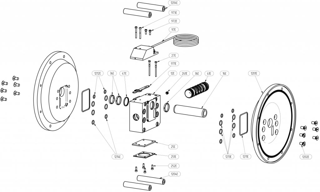 LEAP TC200/220/225 Spare Parts Diagram