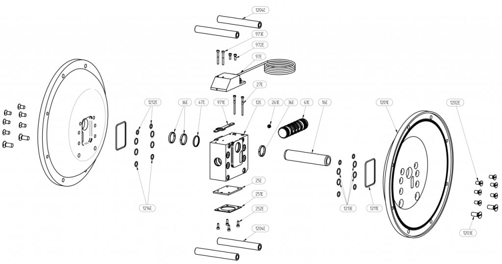 LEAP TC400/420/425 Spare Parts Diagram