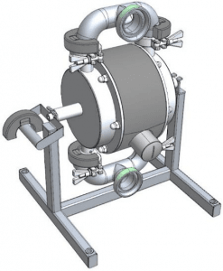 Magnetic Ball Lifters on Tapflo's Sanitary Diaphragm Pump