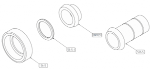 Threaded DIN Sanitary connections