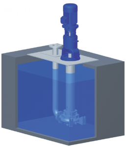 Vertical Immersion Pump Installation